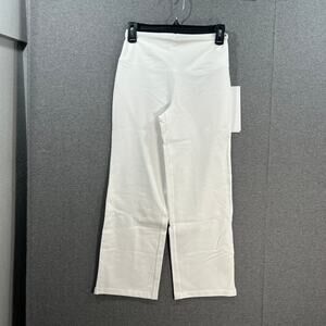Women with Control Tall Tummy Control Full Leg Crop Pants White, Tall XX-Small
